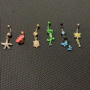 Belly button rings
